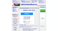 Desktop Screenshot of aktivnistudium.cz