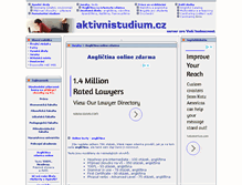 Tablet Screenshot of aktivnistudium.cz